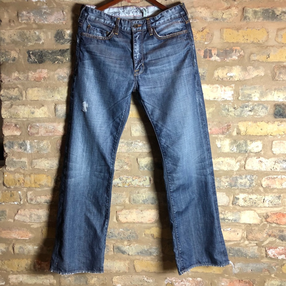 GUESS CLOFF BOOT CUT MENS a dark blue jeans 31